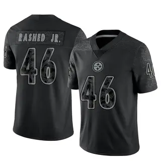Hamilcar Rashed Jr. Pittsburgh Steelers Men's Limited Reflective Nike Jersey - Black