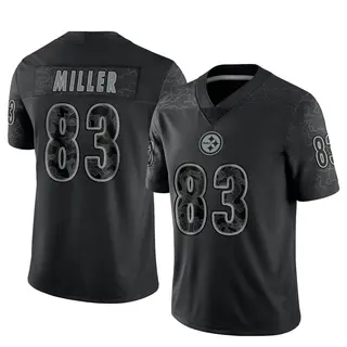 Heath Miller Pittsburgh Steelers Men's Limited Reflective Nike Jersey - Black