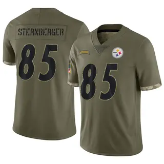 Jace Sternberger Pittsburgh Steelers Men's Limited 2022 Salute To Service Nike Jersey - Olive