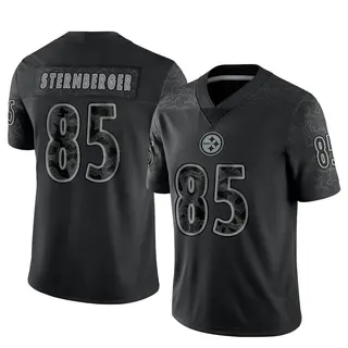 Jace Sternberger Pittsburgh Steelers Men's Limited Reflective Nike Jersey - Black