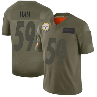 Jack Ham Pittsburgh Steelers Men's Limited 2019 Salute to Service Nike Jersey - Camo