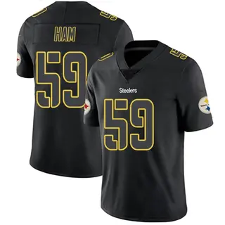 Jack Ham Pittsburgh Steelers Men's Limited Nike Jersey - Black Impact