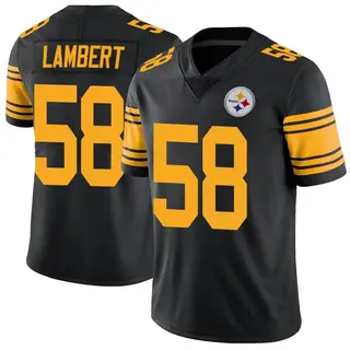 Jack Lambert Pittsburgh Steelers Men's Limited Color Rush Nike Jersey - Black