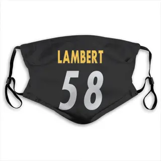 Jack Lambert Pittsburgh Steelers Reusable & Washable Face Mask
