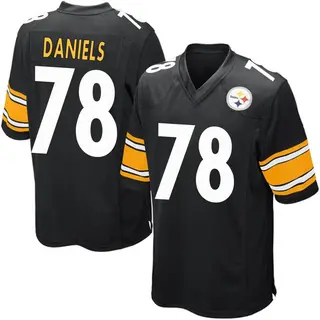 James Daniels Pittsburgh Steelers Men's Game Team Color Nike Jersey - Black
