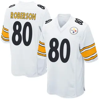 Jaquarii Roberson Pittsburgh Steelers Men's Game Nike Jersey - White
