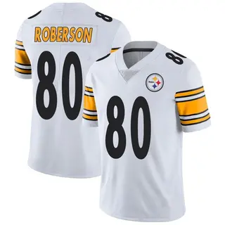 Jaquarii Roberson Pittsburgh Steelers Men's Limited Vapor Untouchable Nike Jersey - White