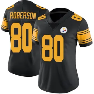 Jaquarii Roberson Pittsburgh Steelers Women's Limited Color Rush Nike Jersey - Black