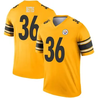 Jerome Bettis Pittsburgh Steelers Men's Legend Inverted Nike Jersey - Gold