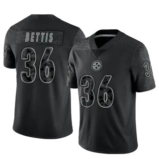 Jerome Bettis Pittsburgh Steelers Men's Limited Reflective Nike Jersey - Black