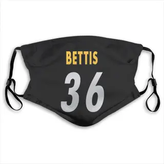 Jerome Bettis Pittsburgh Steelers Reusable & Washable Face Mask
