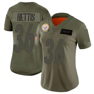 Jerome Bettis Pittsburgh Steelers Women's Limited 2019 Salute to Service Nike Jersey - Camo
