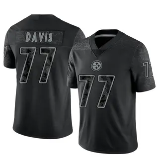 Jesse Davis Pittsburgh Steelers Youth Limited Reflective Nike Jersey - Black