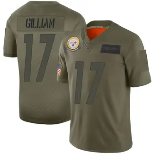 Joe Gilliam Pittsburgh Steelers Men's Limited 2019 Salute to Service Nike Jersey - Camo
