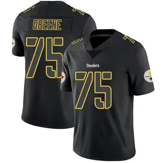 Joe Greene Pittsburgh Steelers Men's Limited Nike Jersey - Black Impact