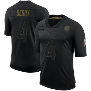 Jordan Berry Pittsburgh Steelers Men's Limited 2020 Salute To Service Nike Jersey - Black