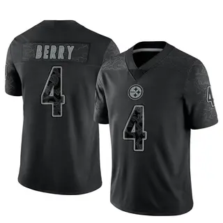 Jordan Berry Pittsburgh Steelers Youth Limited Reflective Nike Jersey - Black