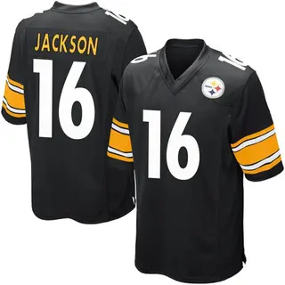 Josh Jackson Pittsburgh Steelers Men's Game Team Color Nike Jersey - Black