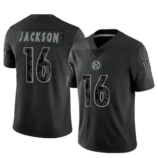 Josh Jackson Pittsburgh Steelers Men's Limited Reflective Nike Jersey - Black