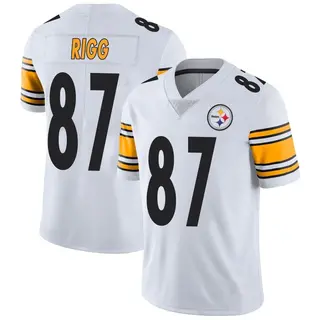 Justin Rigg Pittsburgh Steelers Men's Limited Vapor Untouchable Nike Jersey - White