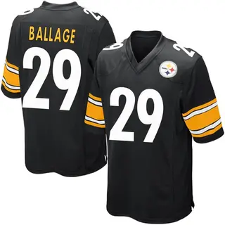 Kalen Ballage Pittsburgh Steelers Youth Game Team Color Nike Jersey - Black