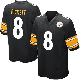 Kenny Pickett Pittsburgh Steelers Men's Game Team Color Nike Jersey - Black