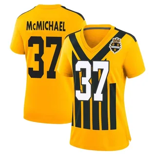 Kyler McMichael Pittsburgh Steelers Women's Game Alternate 1933 Throwback Nike Jersey - Gold