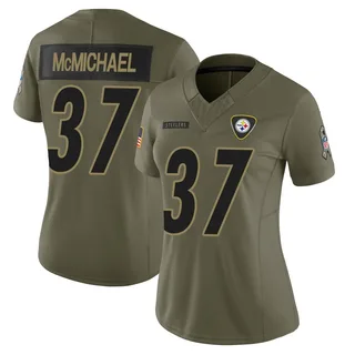 Kyler McMichael Pittsburgh Steelers Women's Limited 2025 Salute to Service Nike Jersey - Olive