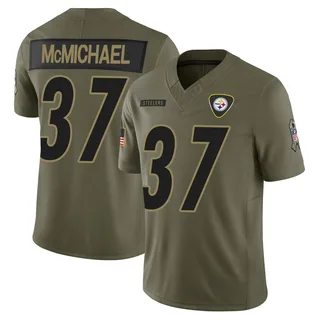 Kyler McMichael Pittsburgh Steelers Youth Limited 2025 Salute to Service Nike Jersey - Olive