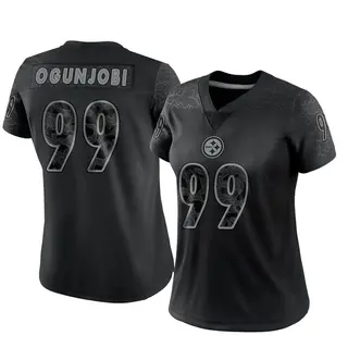 Larry Ogunjobi Pittsburgh Steelers Women's Limited Reflective Nike Jersey - Black