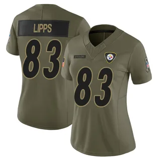 Louis Lipps Pittsburgh Steelers Women's Limited 2025 Salute to Service Nike Jersey - Olive