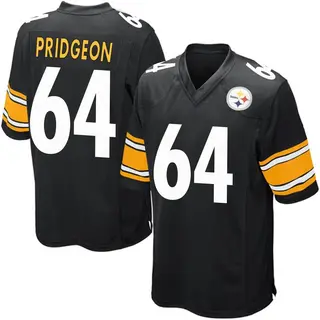 Malcolm Pridgeon Pittsburgh Steelers Men's Game Team Color Nike Jersey - Black