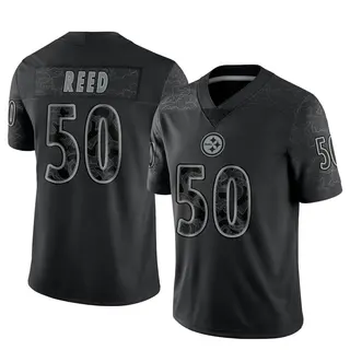 Malik Reed Pittsburgh Steelers Men's Limited Reflective Nike Jersey - Black