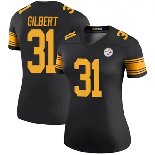 Mark Gilbert Pittsburgh Steelers Women's Color Rush Legend Nike Jersey - Black