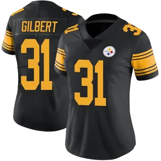 Mark Gilbert Pittsburgh Steelers Women's Limited Color Rush Nike Jersey - Black