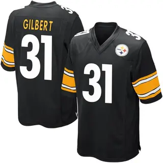 Mark Gilbert Pittsburgh Steelers Youth Game Team Color Nike Jersey - Black