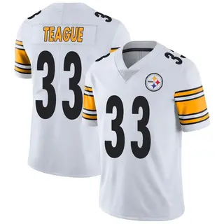 Master Teague Pittsburgh Steelers Men's Limited Vapor Untouchable Nike Jersey - White