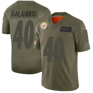 Matt Galambos Pittsburgh Steelers Youth Limited 2019 Salute to Service Nike Jersey - Camo