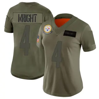 Matthew Wright Pittsburgh Steelers Women's Limited 2019 Salute to Service Nike Jersey - Camo