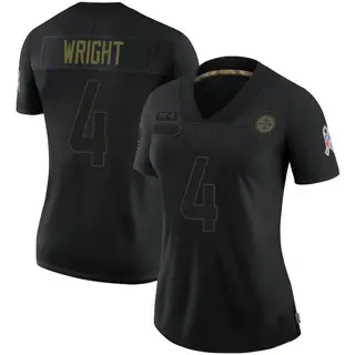 Matthew Wright Pittsburgh Steelers Women's Limited 2020 Salute To Service Nike Jersey - Black