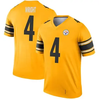 Matthew Wright Pittsburgh Steelers Youth Legend Inverted Nike Jersey - Gold