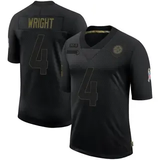 Matthew Wright Pittsburgh Steelers Youth Limited 2020 Salute To Service Nike Jersey - Black