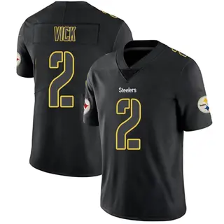 Mike Vick Pittsburgh Steelers Men's Limited Nike Jersey - Black Impact