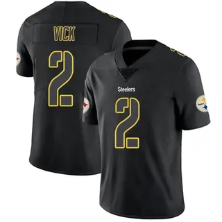 Mike Vick Pittsburgh Steelers Youth Limited Nike Jersey - Black Impact