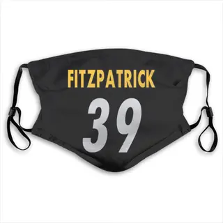 Minkah Fitzpatrick Pittsburgh Steelers Reusable & Washable Face Mask