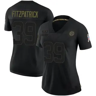 Minkah Fitzpatrick Pittsburgh Steelers Women's Limited 2020 Salute To Service Nike Jersey - Black