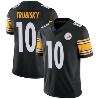Mitch Trubisky Pittsburgh Steelers Men's Limited Team Color Vapor Untouchable Nike Jersey - Black