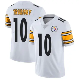 Mitch Trubisky Pittsburgh Steelers Men's Limited Vapor Untouchable Nike Jersey - White
