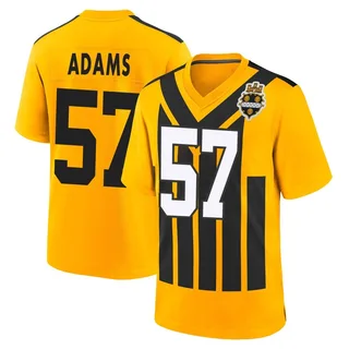 Montravius Adams Pittsburgh Steelers Men's Game Alternate 1933 Throwback Nike Jersey - Gold