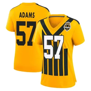 Montravius Adams Pittsburgh Steelers Women's Game Alternate 1933 Throwback Nike Jersey - Gold